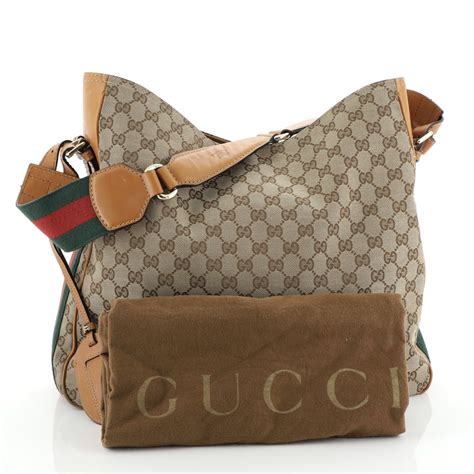 hobo piccola gucci heritage|gucci hobo canvas.